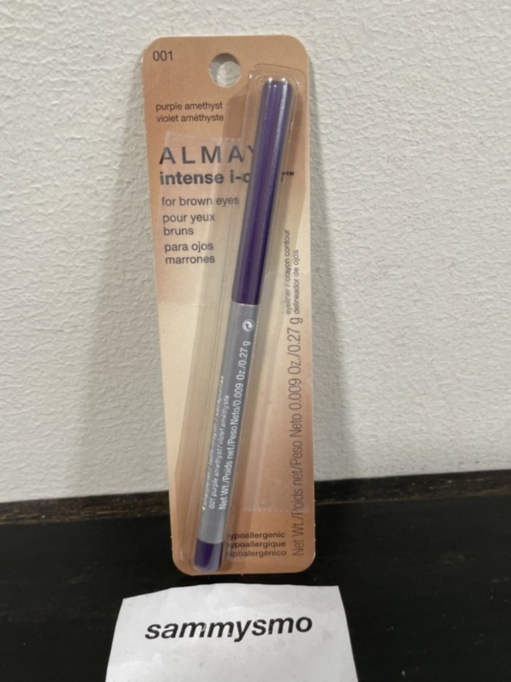 Almay Intense i-Color Eyeliner for Brown Eyes, #001 Purple Amethyst DISCONTINUED